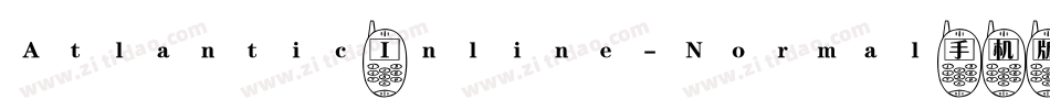 Atlantic Inline-Normal手机版字体转换